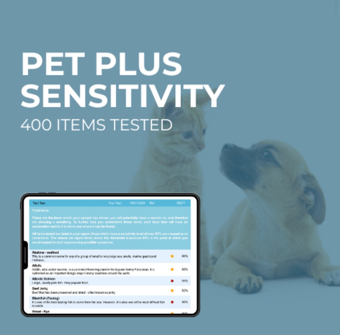 Pet and Animal Test Plus